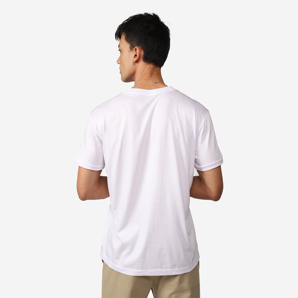 Camiseta Pima Punho Masculina | Life Collection - Branco