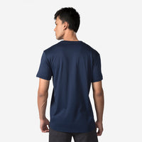 Camiseta Pima Punho Masculina | Life Collection - Azul Marinho