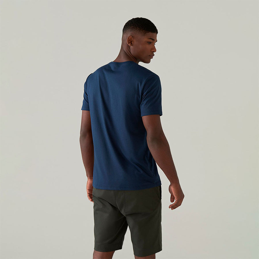 Kit Camiseta Algodão Pima V Masculino | Life T-Shirt - Azul Marinho